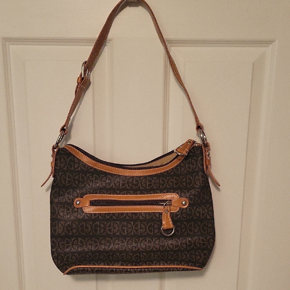 GIANI BERNINI Stylish Brown Shoulder Bag